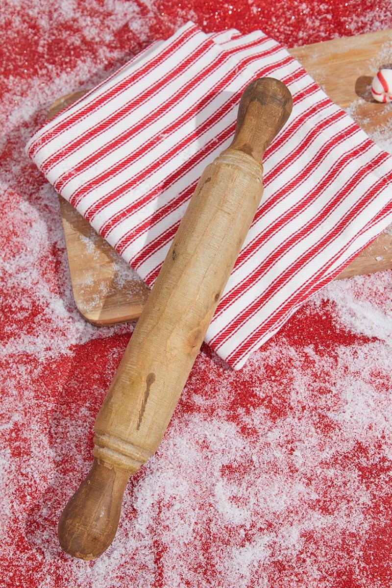 Ornaments | 14" Park Hill Small Country Wood Rolling Pin Ornaments Ornaments