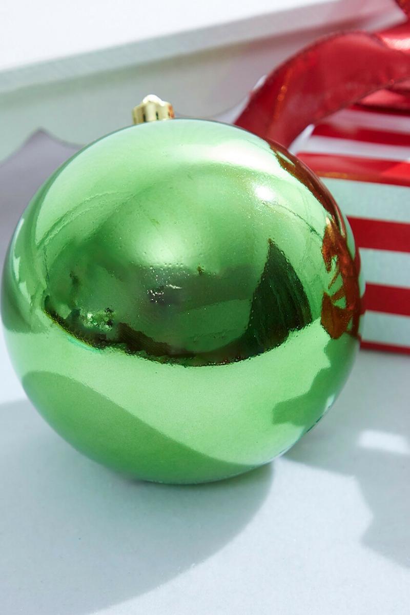 Ornaments | 14Cm Greenery Shatterproof Ornament Ornaments Ornaments