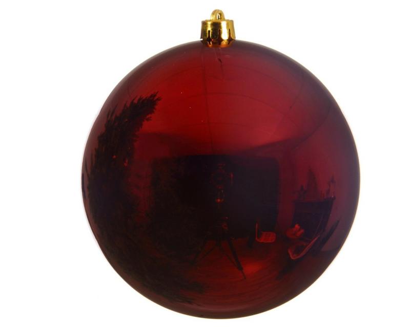 Ornaments | 14Cm Matte Oxblood Shatterproof Ornament Ornaments Ornaments