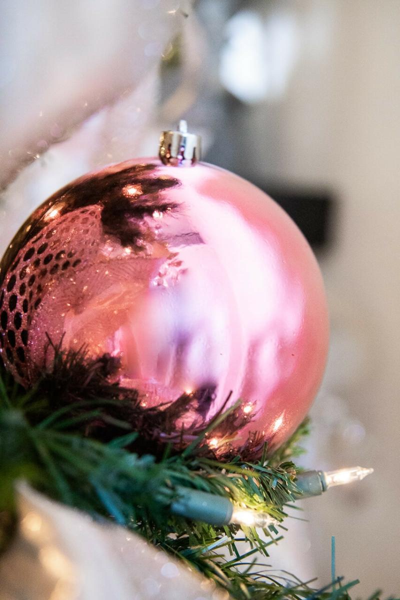 Ornaments | 14Cm Shiny Lipstick Pink Shatterproof Ornament Ornaments Ornaments