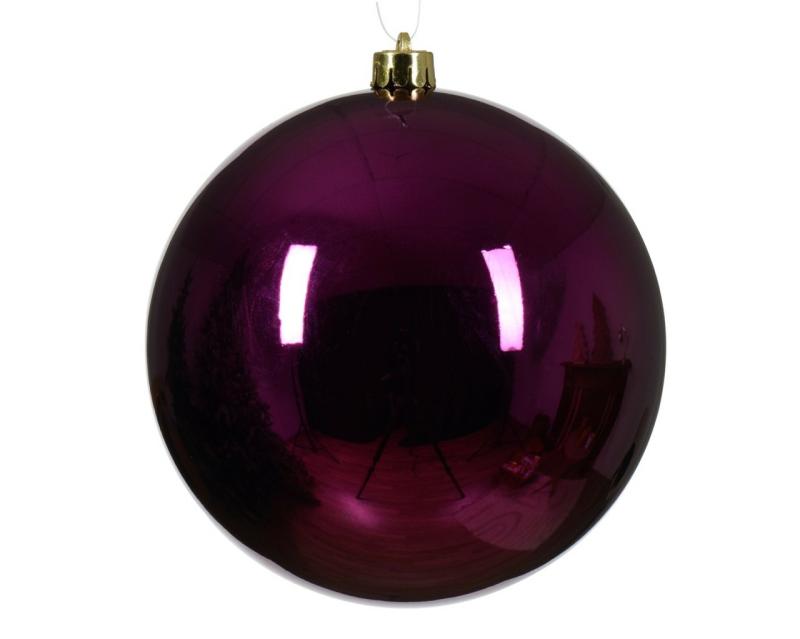 Ornaments | 14Cm Violet Shatterproof Ornament Ornaments Ornaments