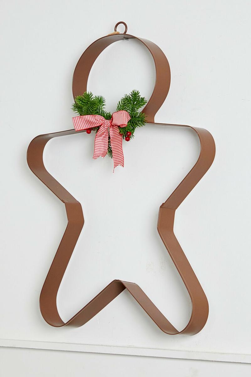 Ornaments | 22" X 16.75" Gingerbread Man Oversized Cookie Cutter Ornaments Ornaments