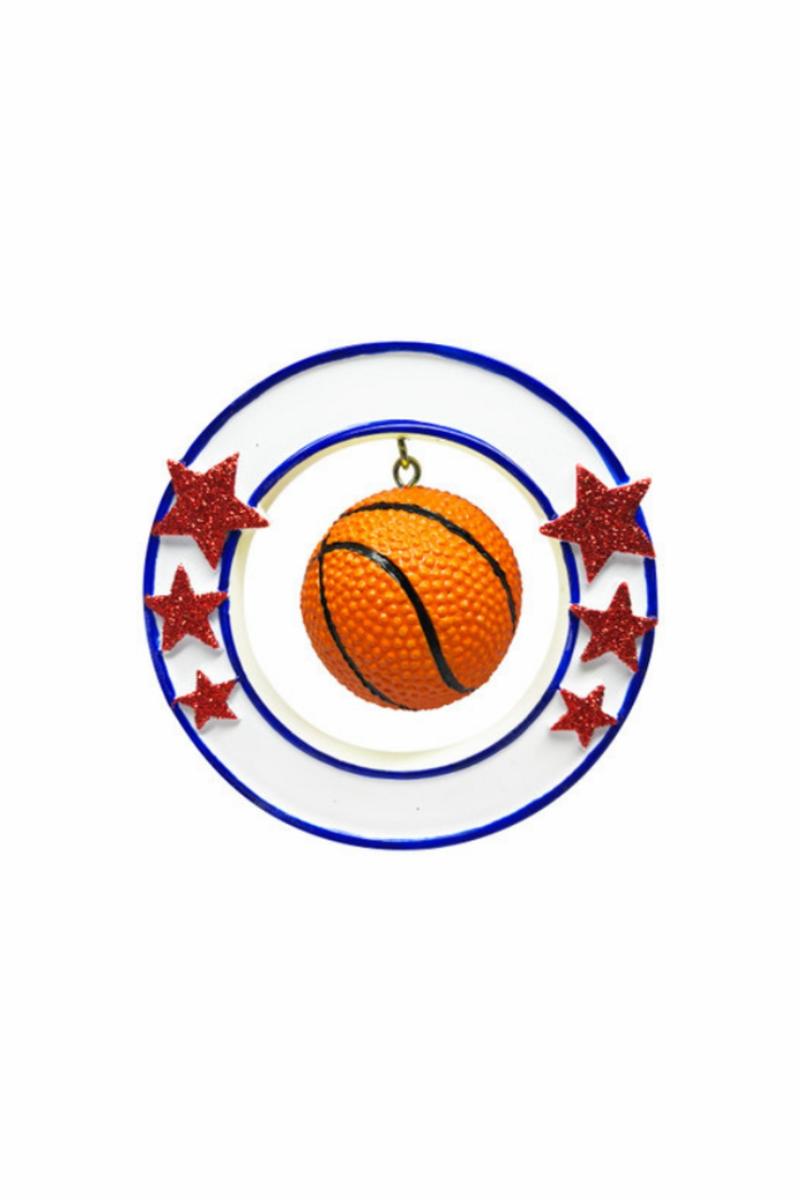 Ornaments | 3" 3D Basketball Customizable Ornament Ornaments Ornaments