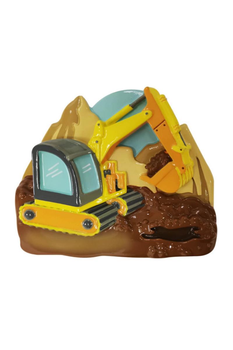 Ornaments | 3" Excavator Customizable Ornament Ornaments Ornaments