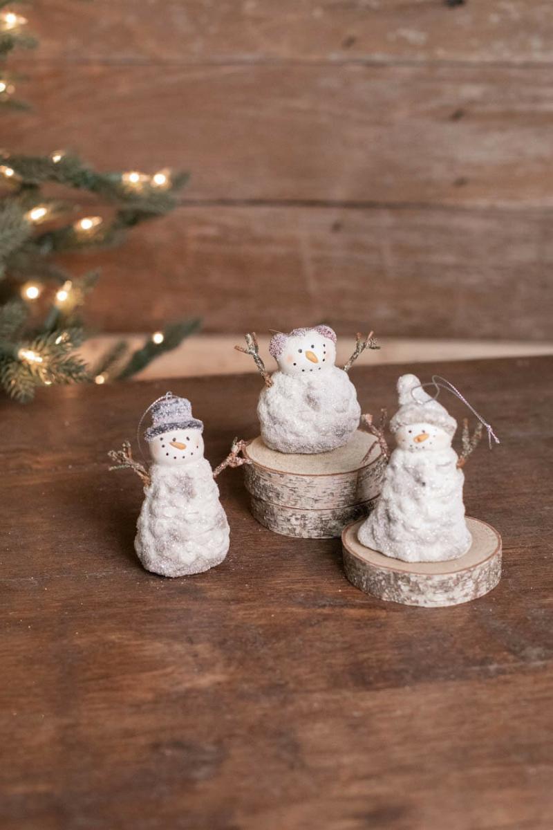 Ornaments | 3" Snowman Ornament Ornaments Ornaments