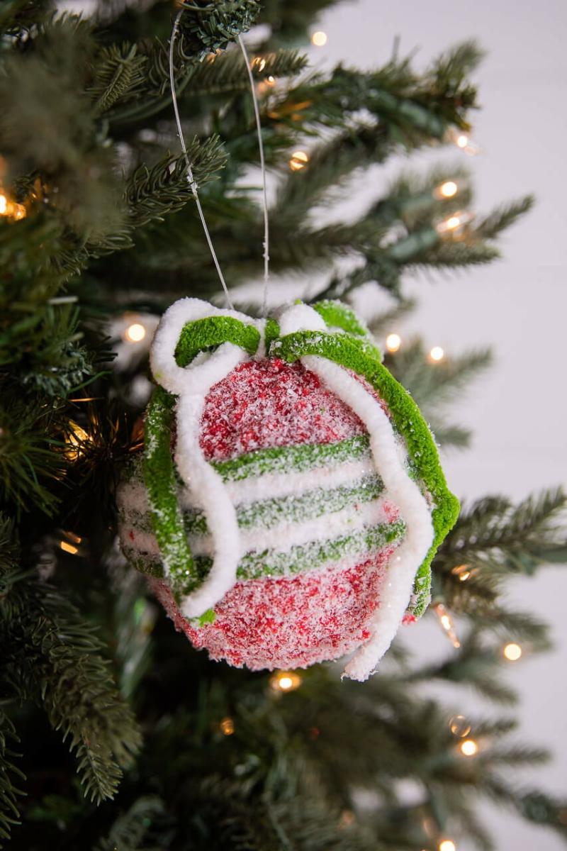 Ornaments | 4.5" Frosted Ball Ornament Ornaments Ornaments