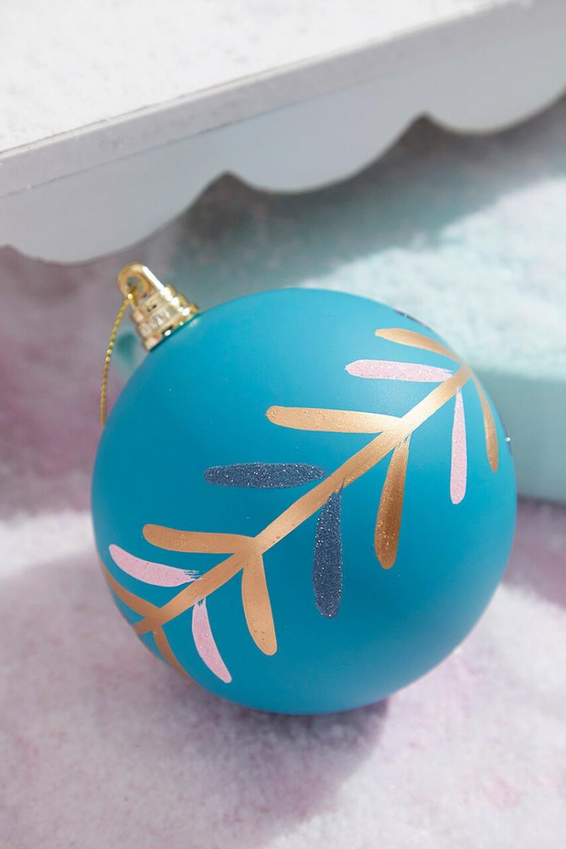 Ornaments | 4" Aqua Ball Ornament Ornaments Ornaments