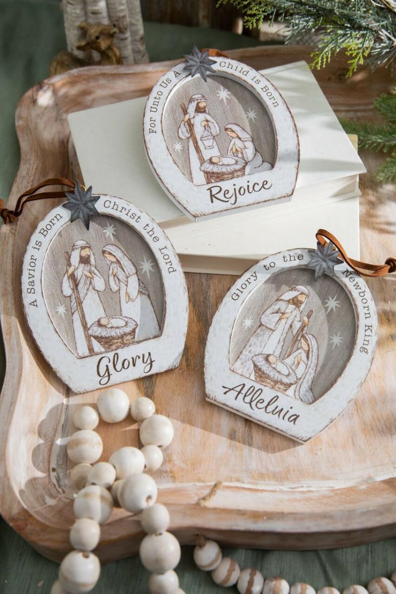 Ornaments | 5.5" Holy Family Ornament Ornaments Ornaments