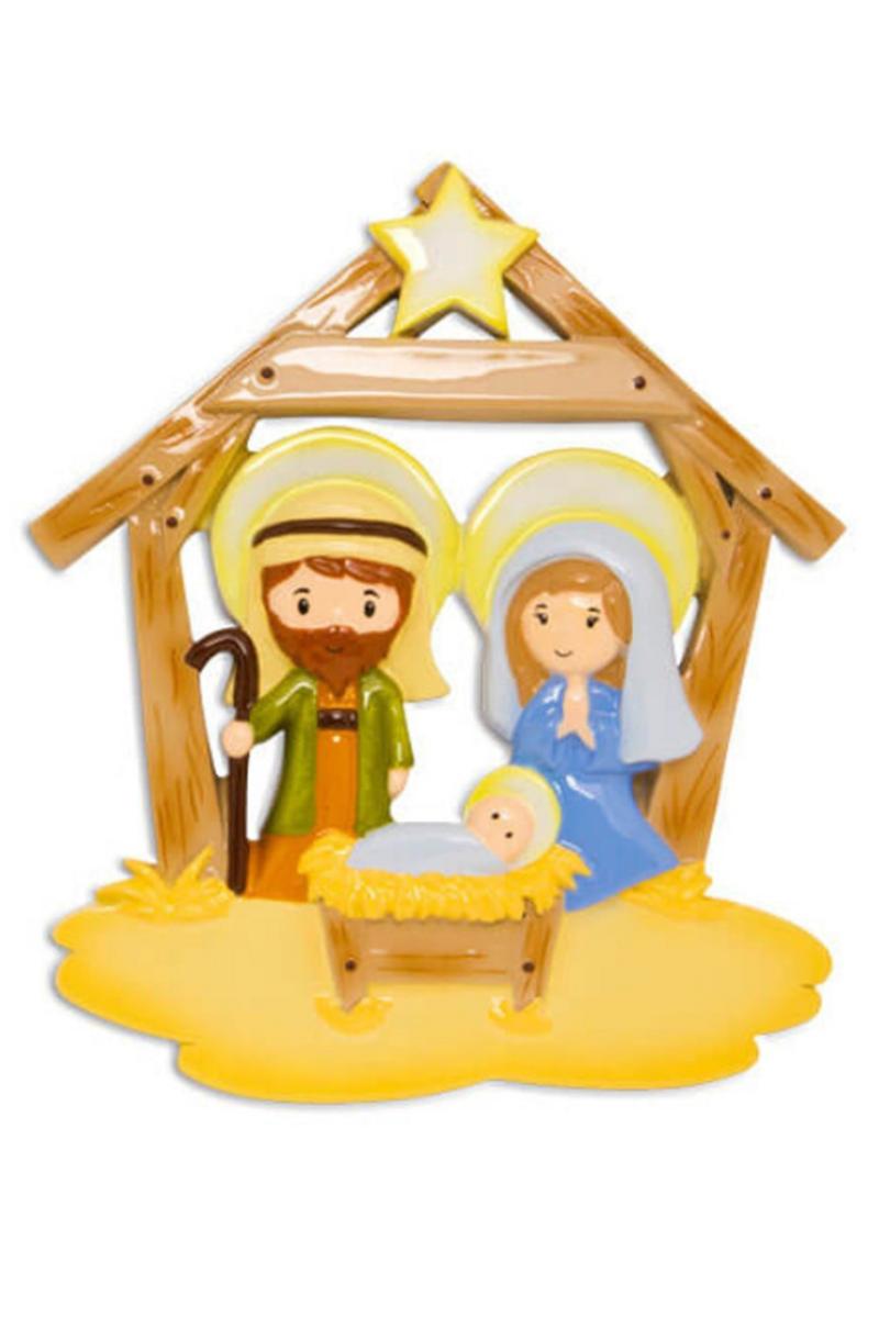 Ornaments | 5" Nativity Customizable Ornament Ornaments Ornaments