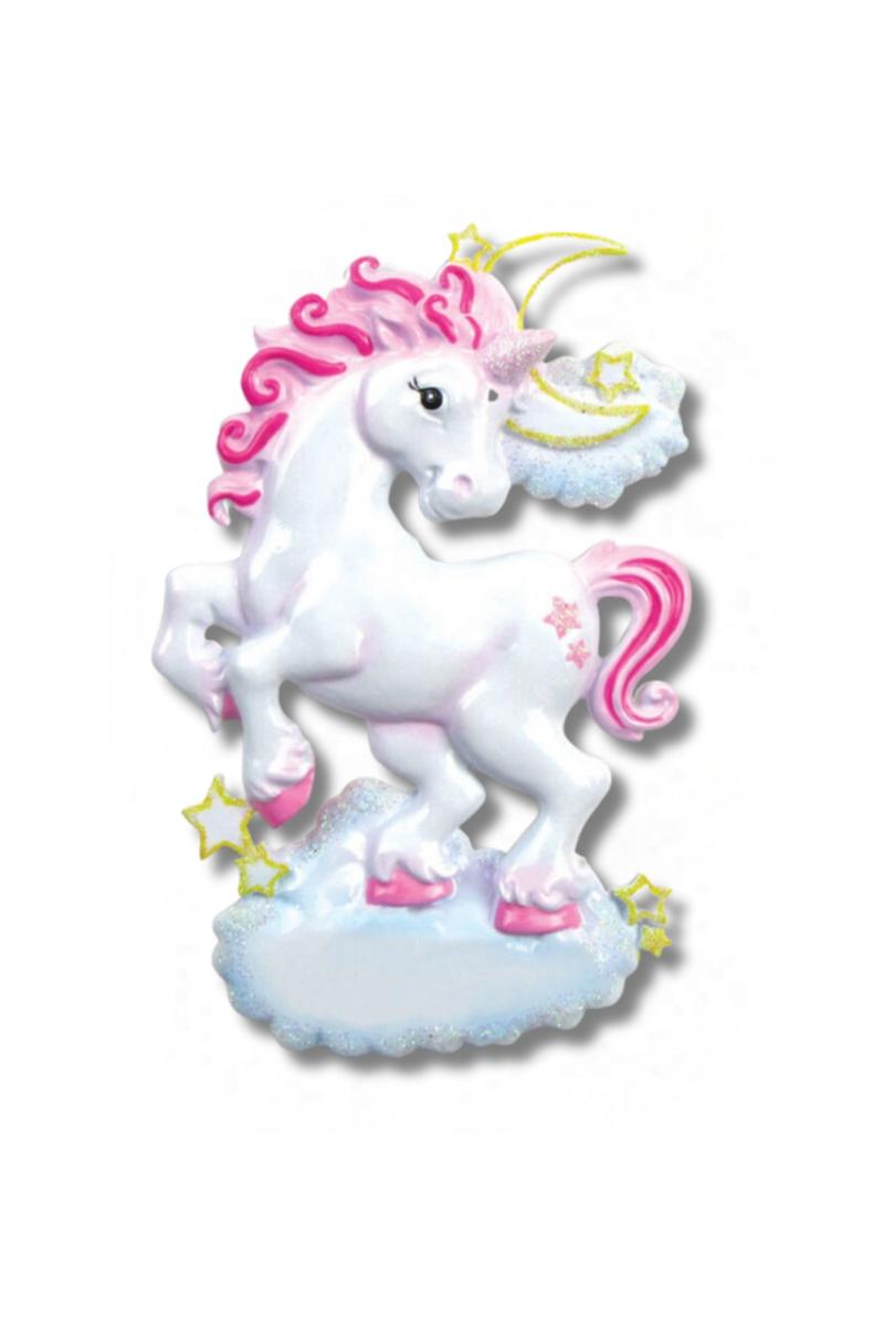 Ornaments | 5" Unicorn Customizable Ornament Ornaments Ornaments