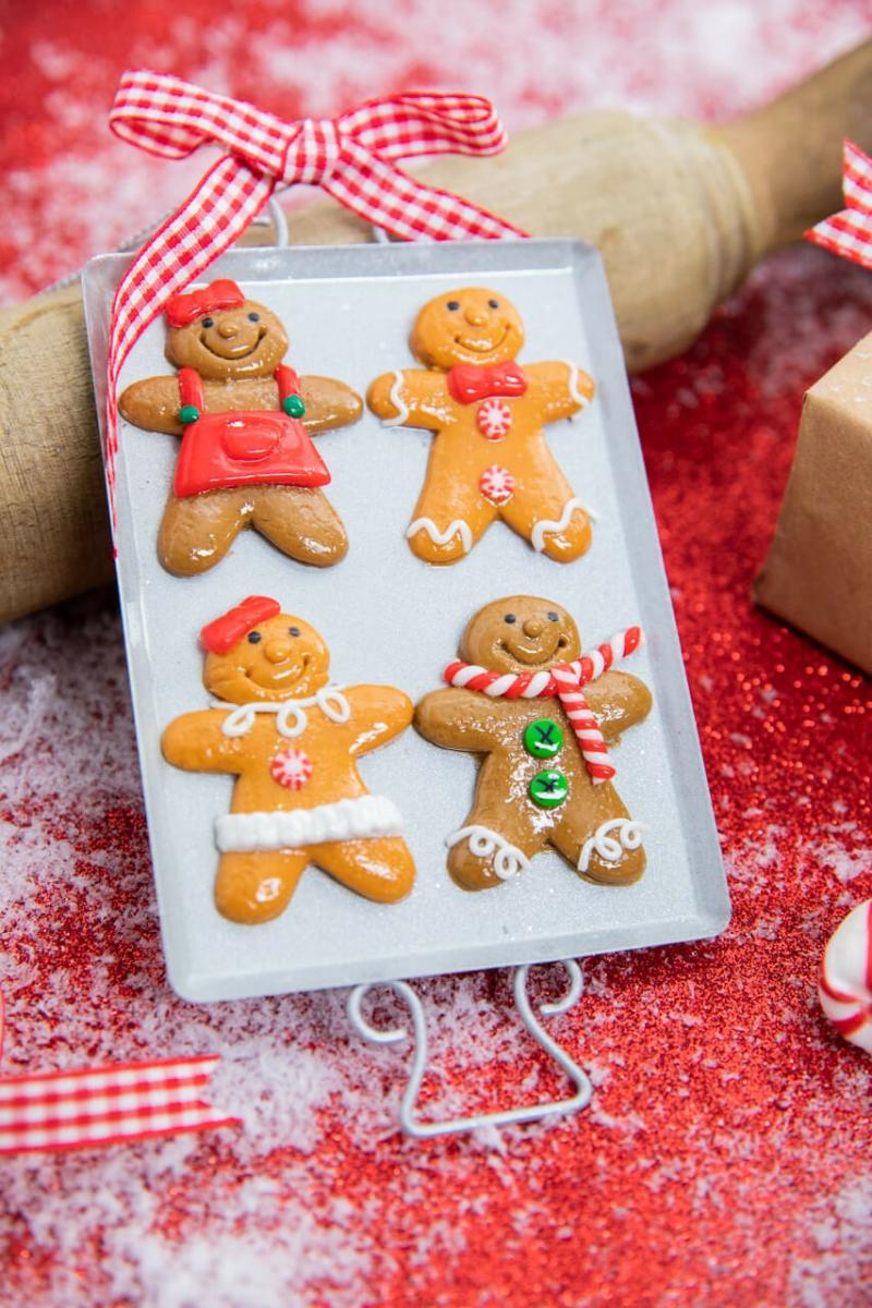 Ornaments | 6" Clay Gingerbread Cookie Sheet Ornament Ornaments Ornaments