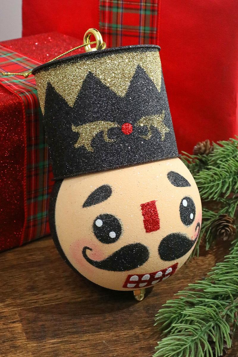 Ornaments | 8.5" Holiday Nutcracker Black Ornament Ornaments Ornaments