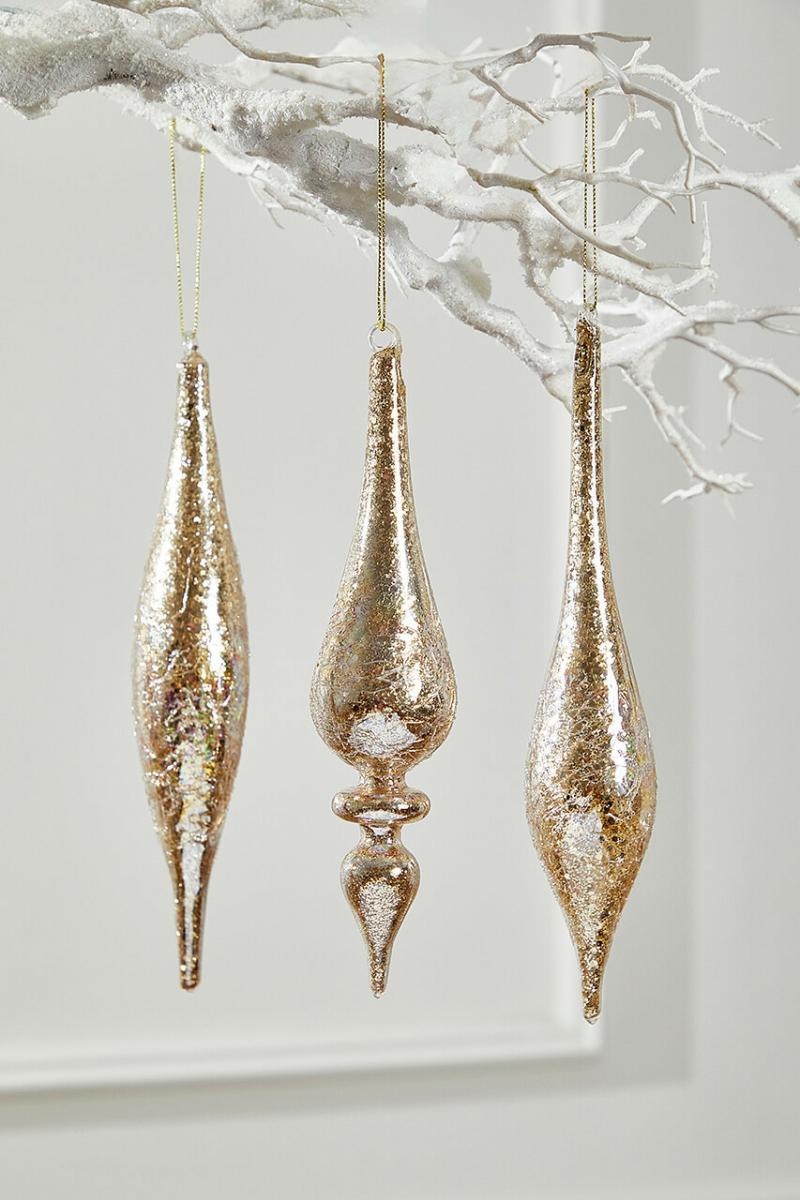 Ornaments | 9" Glass Drop Ornament Ornaments Ornaments