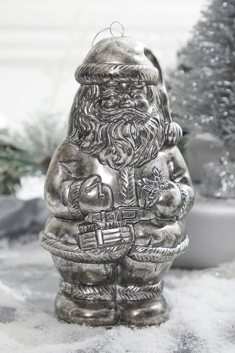 Ornaments | 9" Pewter Santa Ornament Ornaments Ornaments