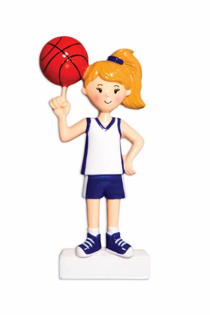 Ornaments | Girl Basketball Player Personalizable Ornament Ornaments Ornaments