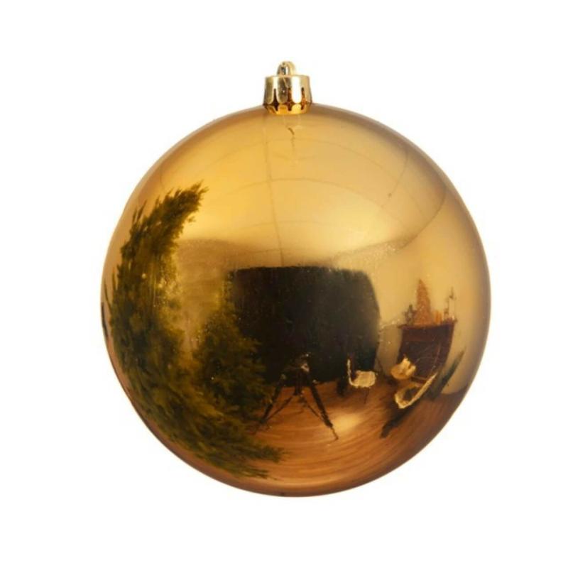 Ornaments | Light Gold Shatterproof Christmas Ornaments – 25Cm Diameter Ornaments Ornaments