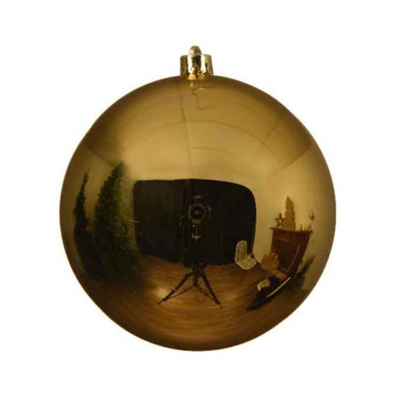 Ornaments | Light Gold Shatterproof Ornament – 20Cm Diameter Ornaments Ornaments