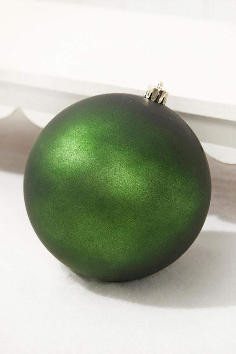 Ornaments | Matte Pine Green Shatterproof Ornament – 14Cm Diameter Ornaments Ornaments