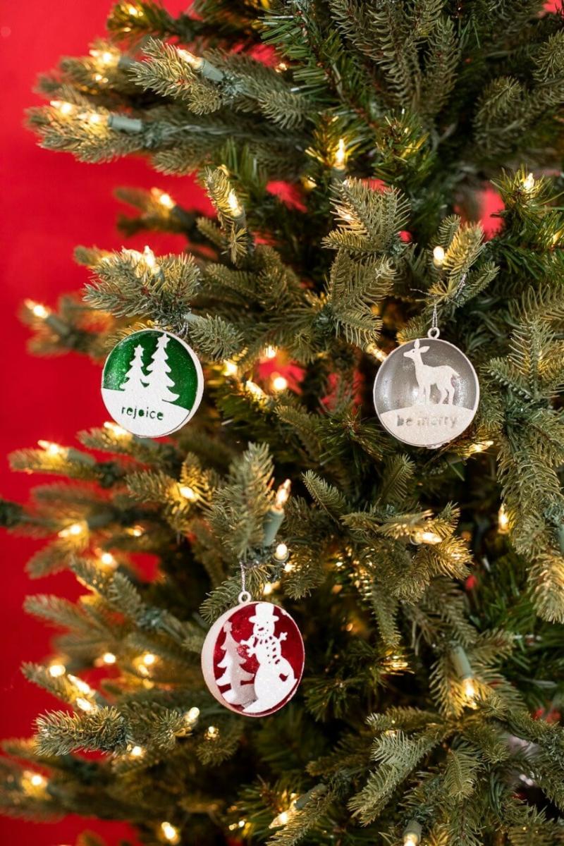 Ornaments | Small Metal Dome Scene Christmas Ornaments Ornaments Ornaments