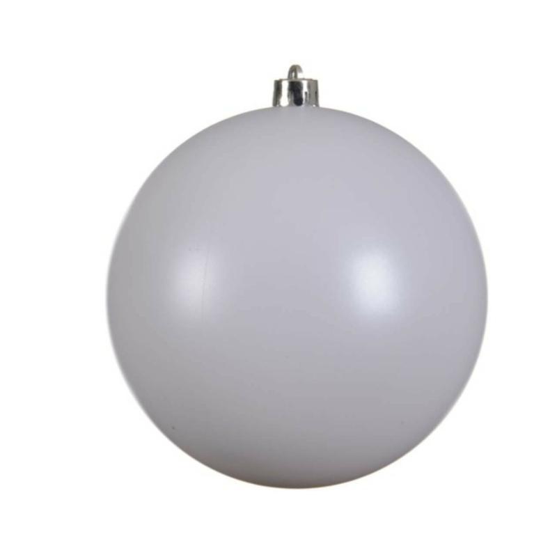 Ornaments | Winter White Shatterproof Christmas Ornament – 14Cm Diameter Ornaments Ornaments