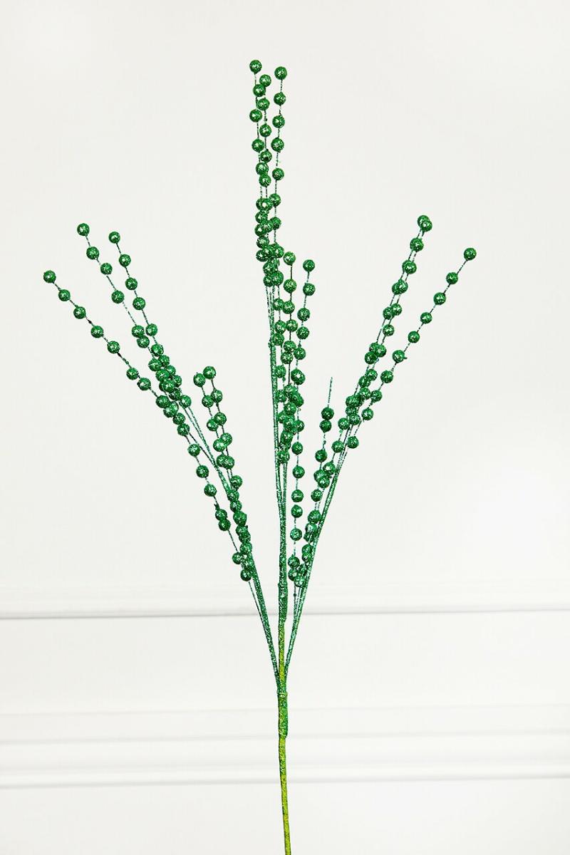 Picks & Sprays | 33" Glitter Mica Glitter Ball Spray – Green Picks & Sprays Picks & Sprays