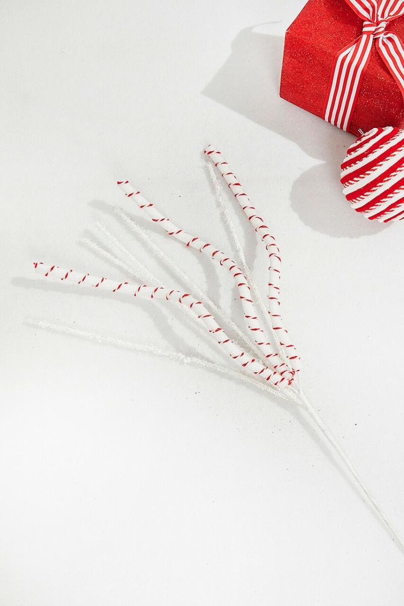 Picks & Sprays | 24" Peppermint Stick Spray Picks & Sprays Picks & Sprays