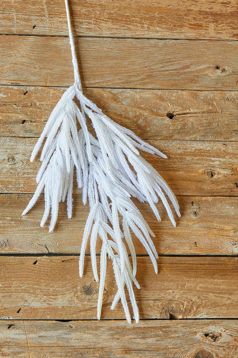 Picks & Sprays | 36" Real Touch Flocked White Norfolk Pine Spray Picks & Sprays Picks & Sprays