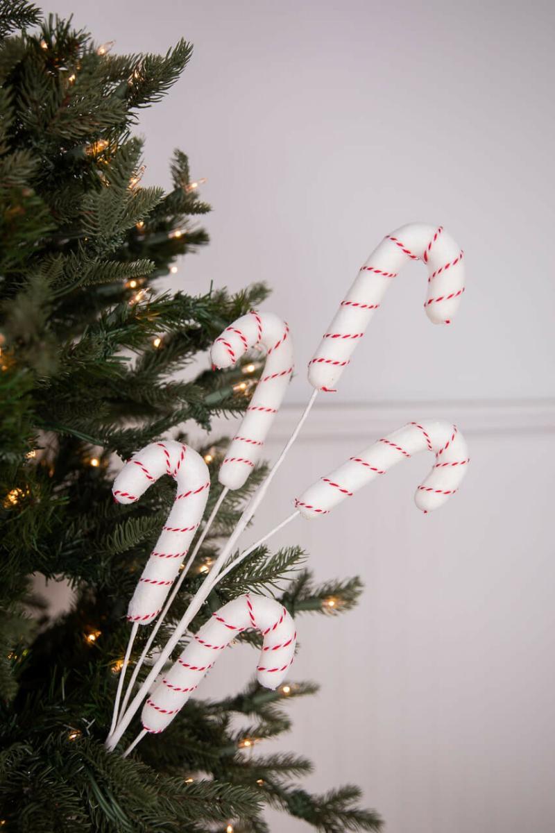 Picks & Sprays | 32" Striped Candy Cane Spray Picks & Sprays Picks & Sprays