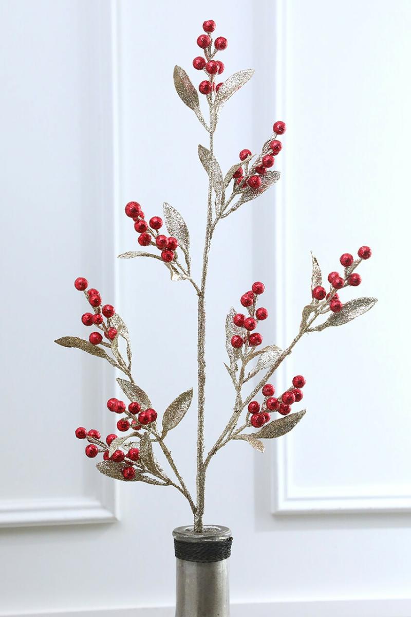 Picks & Sprays | 32" Winter Berry Branch Picks & Sprays Picks & Sprays