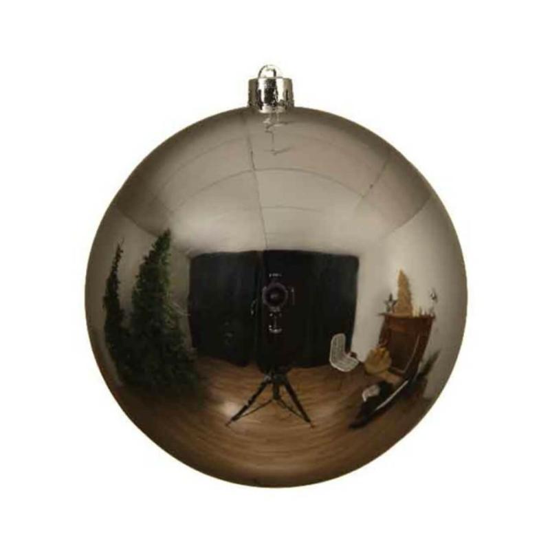 Ornaments | Silver Shatterproof Christmas Ornaments – 14Cm Diameter Ornaments Ornaments