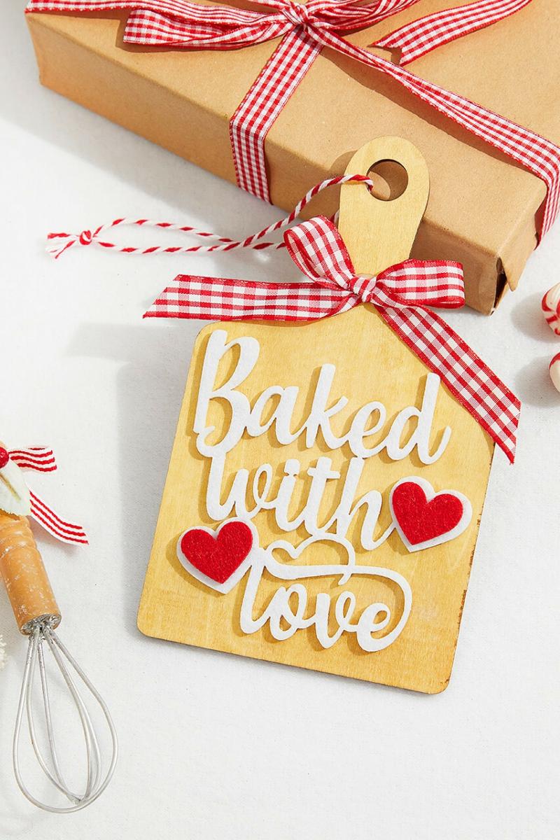 Ornaments | 8" Baked With Love Chopping Board Ornament Ornaments Ornaments